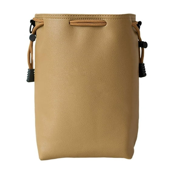 Soft Camera Case Drawstring Bag Camera Bag with Adjustable Strap Camera Storage Bag Soft Lens Case Portable