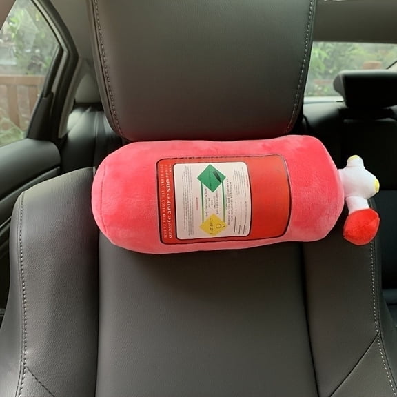 Soft Car Headrest And Neck Support Pillow, Themed Plush Car Seat Headrest, Suitable for All Vehicles, Color Design with Labels, Car Pillows And Additions, Car Seat Cushions