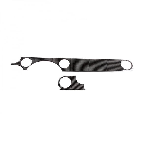 Soft Carbon Fiber Car Center dashboard air vent panel Cover Decoration Sticker For Mazda MX-5 NC 2009-2014 Interior Accessories.