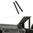 thumbnail image 1 of Soft Carbon Fiber Car Interior Decor Kits 2Pcs For Honda Civic Coupe 2013-15 Carbon Fiber Window Pillar Cover Trim Sticker, 1 of 11