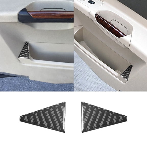 Soft Carbon Fiber Car Interior Decor Kits Carbon Fiber Interior Door Storage Accent Cover Trim For Cadillac CTS 2003-07 Sticker