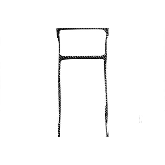 Soft Carbon Fiber Car Interior Decor Kits For Honda Civic 2006-11 Carbon Fiber Interior Center Cupholder Frame Cover Trim Sticker