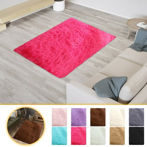 Soft Carpet Non-Slip Area Rug with Plush Pile and Easy Cleaning for Dining Room and Home Bedroom Perfect for High Traffic Areas and Cozy Living Spaces Ihhddx