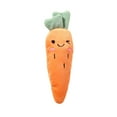 thumbnail image 1 of Soft Carrot & Banana Infant Grip Hand Toys for Sensory Growth, 2-Pack with Fixed Rings for Easy Grasp, Lightweight & Compact for Car Seat & Stroller, Safe Material for Baby Shower Gifts, 1 of 8