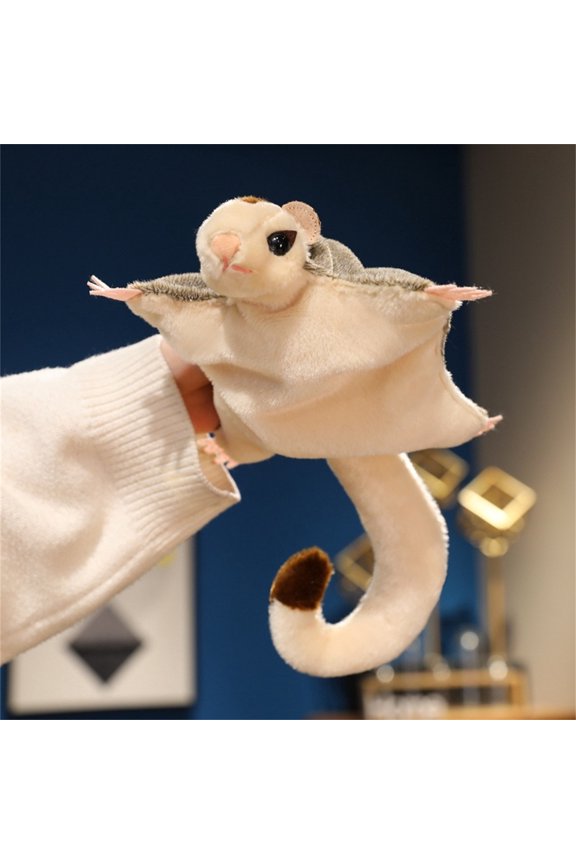 Soft Cartoon Flying Squirrel Plush Doll, Magnetic Limbs Simulation Toy, Soothing Stuffed Puppet for Office Decor, Sofa Accent, Bag Charm & Creative Gift for Friends