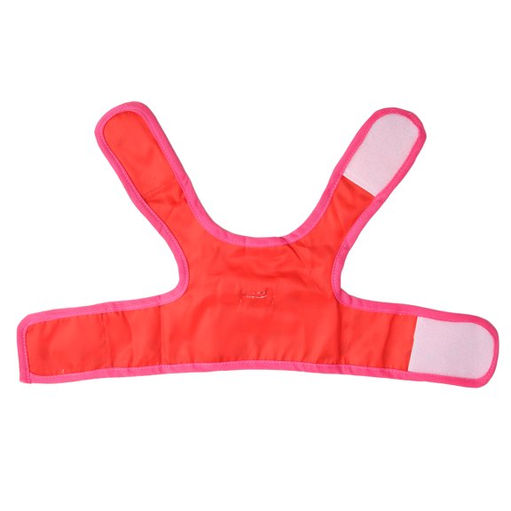 Soft Cartoon Strawberry Rabbit Harness Dress with Tow Rope for Small Pets pink Tow Rope