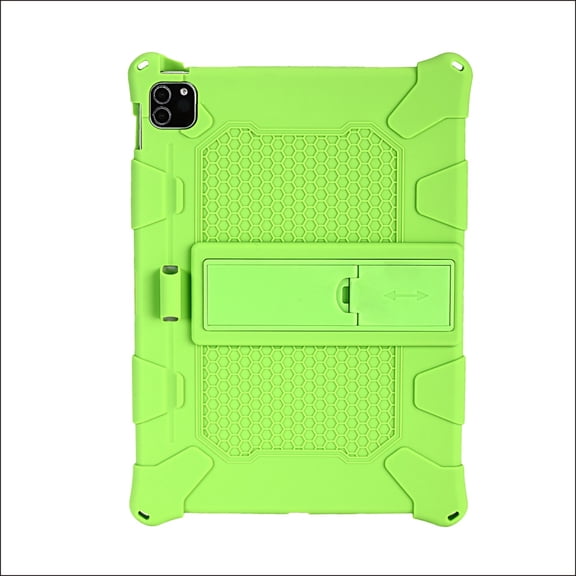 Soft Case for Apple iPad Pro (11-Inch) Tablet (3rd/2nd/1st Generation, Released in 2021 2020 2018) - Slim Fit Lightweight Shockproof Kickstand Silicone Case Cover (Green)