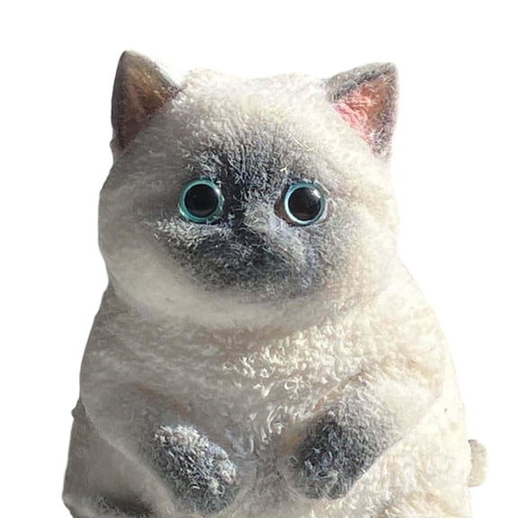 Soft Cat Stress Relief Toy, Simulated Plush Cat Doll With Irresistible Face And Pleading Eyes, 54 By 36 Inch Palm Sized For S And Kids