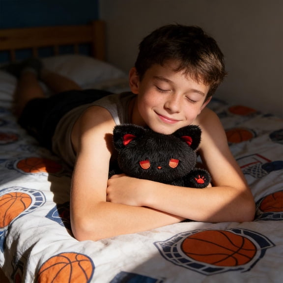 Soft Cat Stuffed Plush - Charming Cartoon Animal Toy,Multiple Color Options Ideal for Kids’ Playmates,Birthday Gifts & Festive Surprise Presents