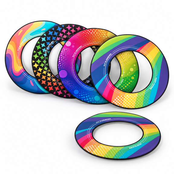 Soft Catch Lightweight 4 Pack Flying Discs For Outdoor Recreation