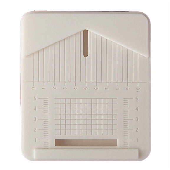 Soft Ceramic Punching Auxiliary Tool Drilling Dust Box DIY Jewelry Punching Positioning Polymer Clay Tool White