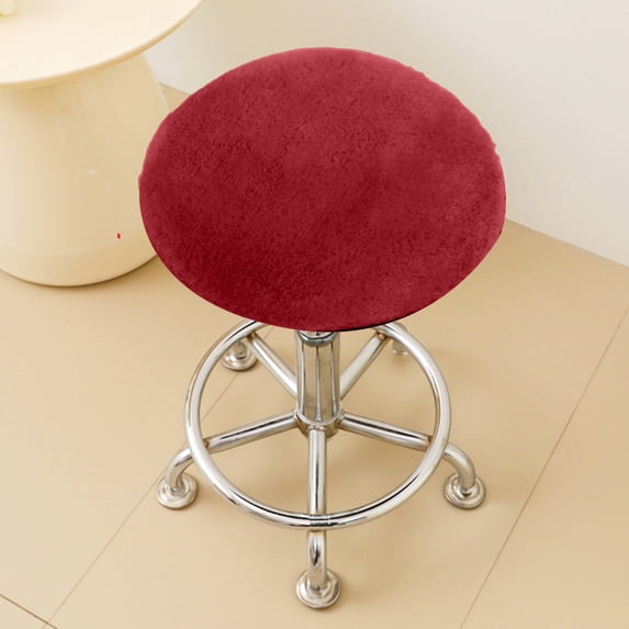 Soft Chair Cushion Round Bar Stool Covers Seat Cover With Elastic Bands Sturdy