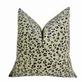 thumbnail image 1 of Soft Cheetah Handmade Throw Pillow - Cream & Black - Queen Size 20 x 30 in., 1 of 1