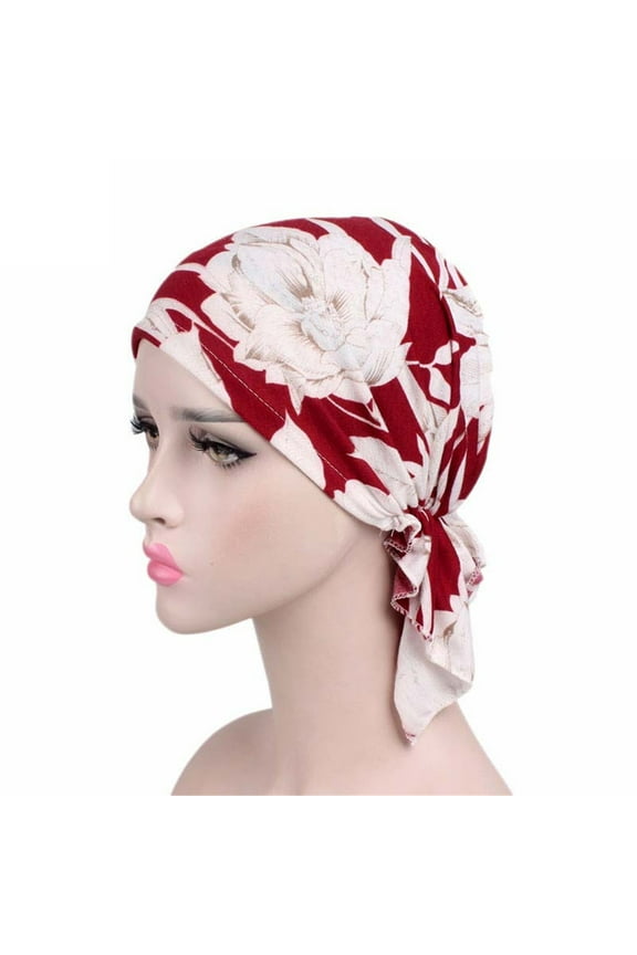 Soft Chemotherapy Hat For Hair Loss Patient Breathable Head Cover Hat With Fashion Print for Patients