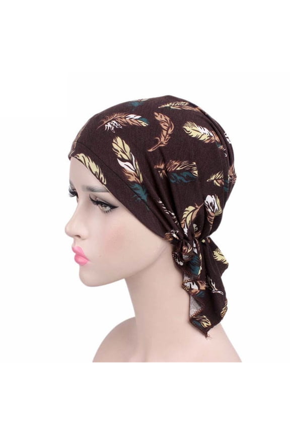 Soft Chemotherapy Hat For Hair Loss Patient Breathable Head Cover Hat With Fashion Print for Patients
