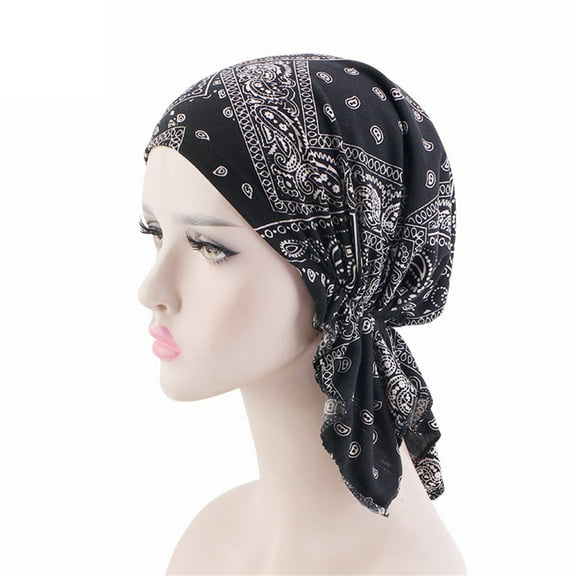 Soft Chemotherapy Hat For Hair Loss Patient Breathable Head Cover Hat With Fashion Print for Patients