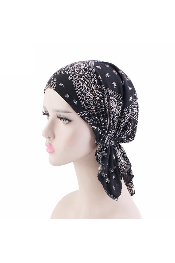 Soft Chemotherapy Hat For Hair Loss Patient Breathable Head Cover Hat With Fashion Print for Patients