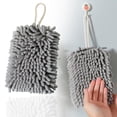 thumbnail image 1 of Soft Chenille Hand Towel Pack of 1 Hanging Water - Absorbent Quick-Dry Towels for Kitchen Bathroom Hand Drying Cleaning with Creative Decoration - Clearance(B), 1 of 6