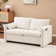 thumbnail image 1 of Soft Chenille Upholstered 2-Seat Sofa - Fits Well in Apartments, Easy to Install and Move, 1 of 6