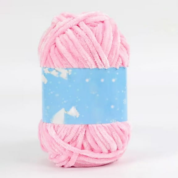 Soft Chenille Yarn for Crocheting Super Bulky Baby Blanket Yarn for Knitting, Weaving Craft DIY Amigurumi Yarn