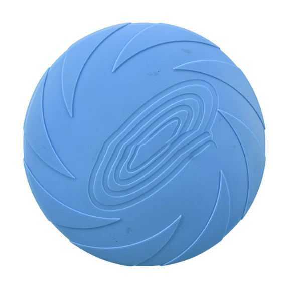 Multipurpose Dog Flying Discs Chew Toy For Training Feeding Outdoor Activities Soft Rubber Design