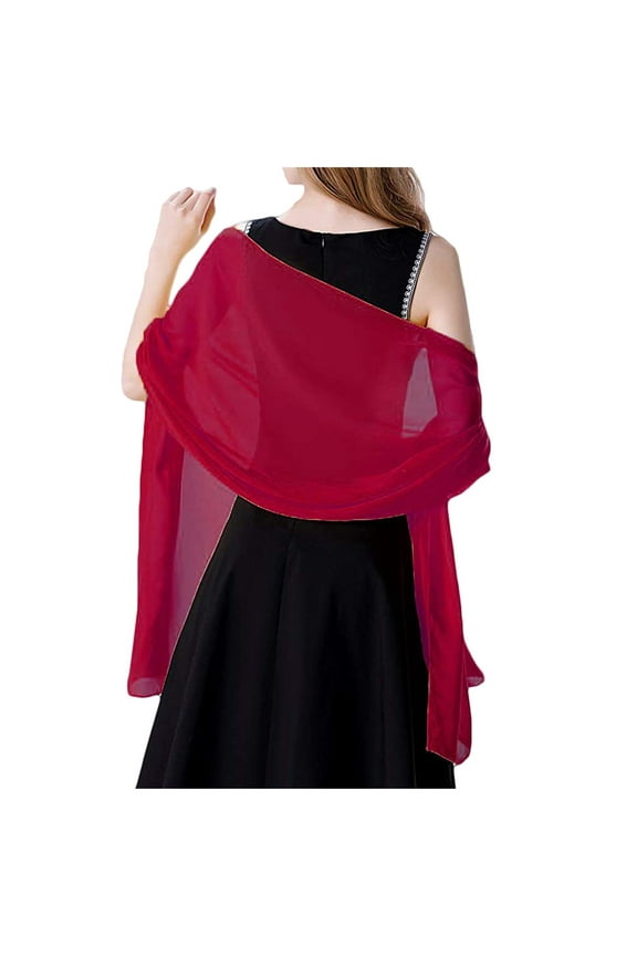 Soft Chiffon Scarve Shawls Wraps For Dresses Women Accessories Bridal Shawls Owl Shawl Wraps for Women Rose Kimono Head Wraps for Women Hooded Large Scarf Womens Winter Capes And Cloaks Womens Scarfs