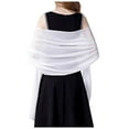 thumbnail image 1 of Soft Chiffon Scarve Shawls Wraps For Dresses Women Accessories Sequin Shawls for Women plus Size Shawl Wraps for Women Formal Hair Cutting Cloak Umbrella Scarf Shawl Wraps for Women Fall Cover up for, 1 of 4