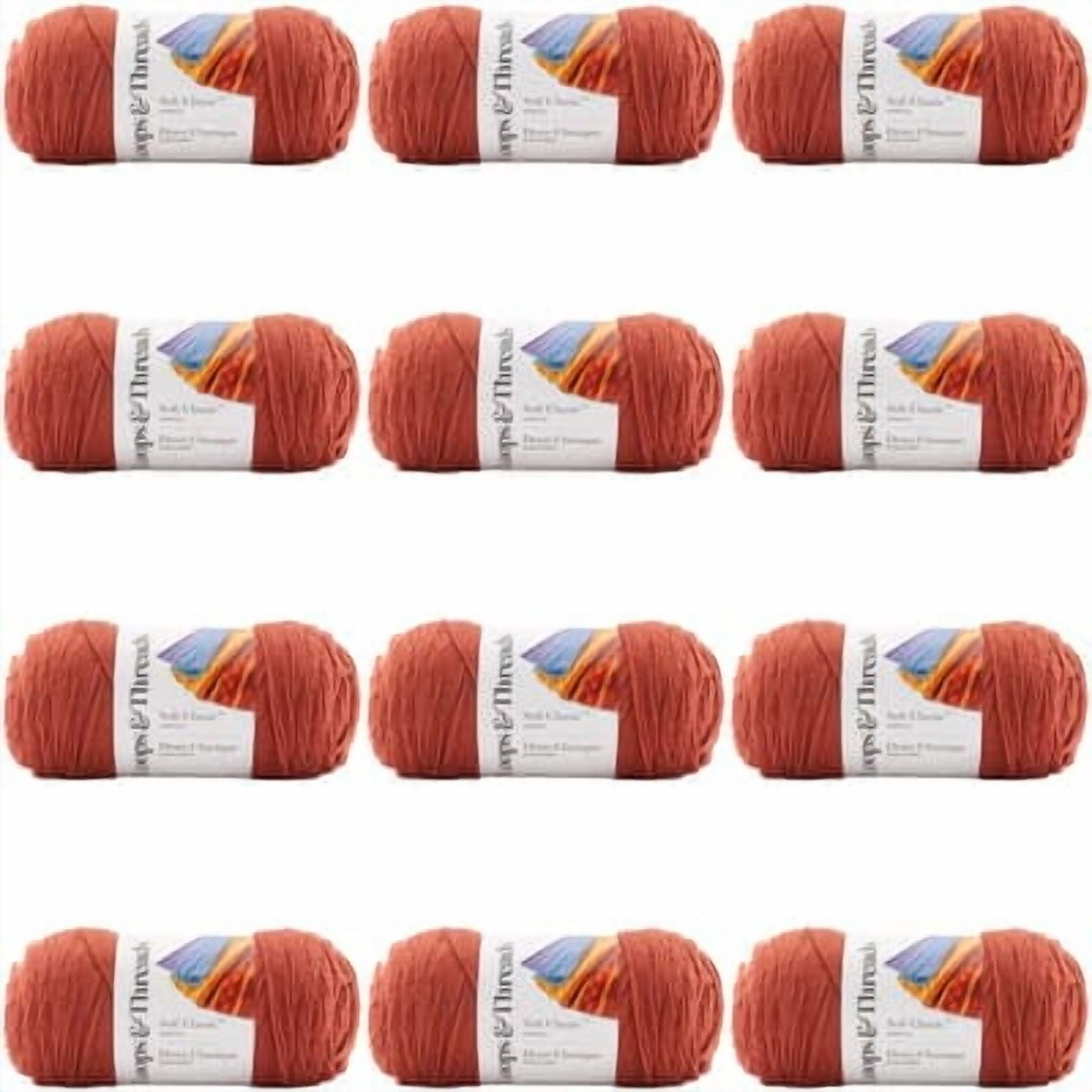 Soft Classic Solid Yarn by Loops Threads Solid Color Yarn for