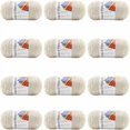 thumbnail image 1 of Loops & Threads Soft Classic Solid Yarn - Solid Color Yarn for Knitting, Crochet, Weaving, Arts & Crafts - Mushroom, Bulk 12 Pack, 1 of 3