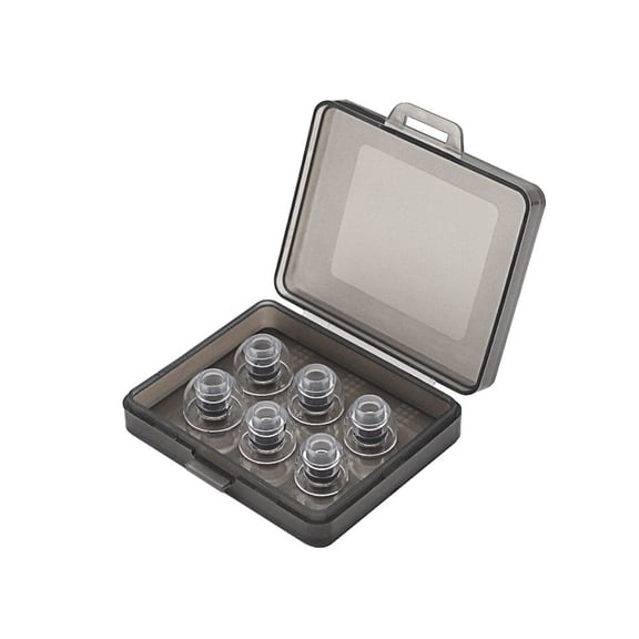 Soft Clear Silicone Ear Tips Earplugs Enhances Bass 3 Pair Set for Optimaled Noise Isolation and Comfort