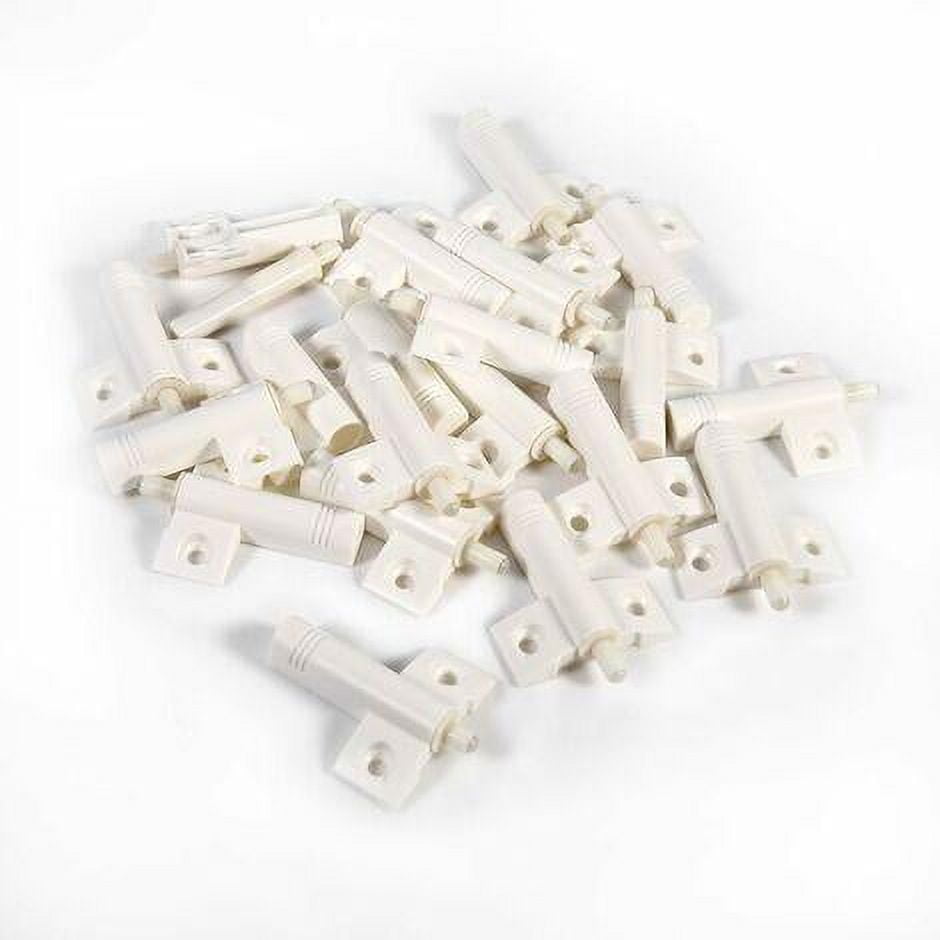 Set Of 20 Clear Cabinet Door Bumpers - Rubber Dots For Noise Reduction & Soft Close For Kitchen Drawers