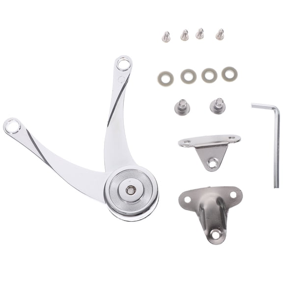 Soft Close Cabinet Door Hinges for Interior Cabinets, Automatic Closing Zinc Alloy Wardrobe Hardware with Smooth