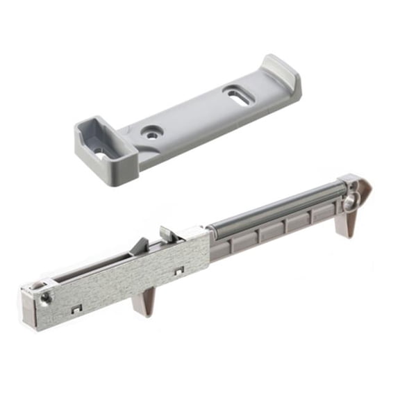 Soft-Close Drawer Mechanism - White - 1 Pack - Easy Installation