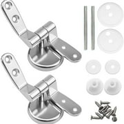 Soft Close Elongated Toilet Seat: 1 Set Replacement Screws and Lid Hinges for Toilet Fixtures