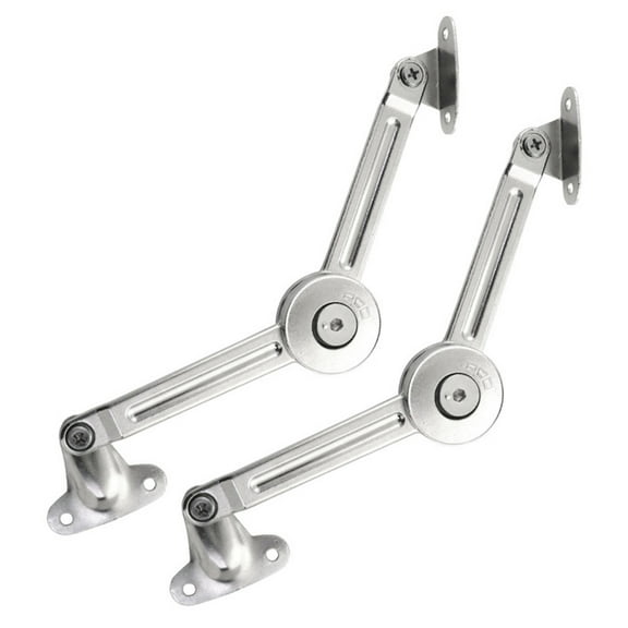 Soft Close Hinges for Wood Toy Box Storage Chest Adjustable Lid Stay Zines Alloy Construction Materials Pack of 2