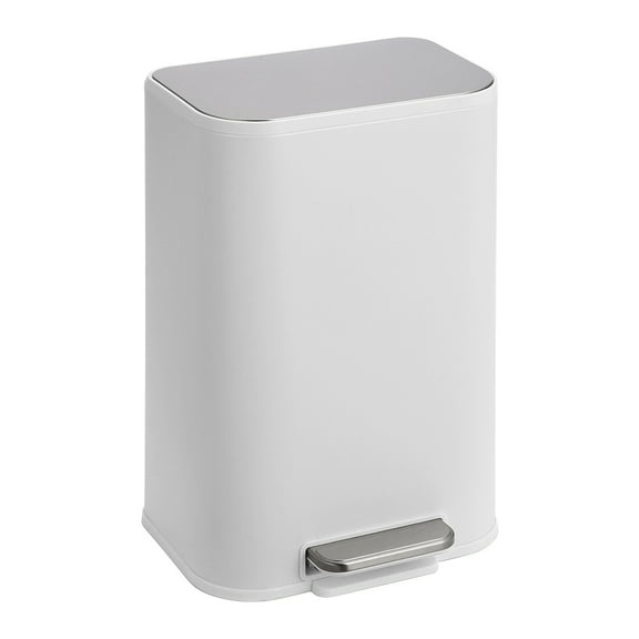 Soft-Close Step Can with Removable Bucket | 5.2 Gallon Rectangular Trash Bin for Effortless Cleanliness