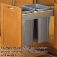 thumbnail image 1 of Soft-Close, Top-Mount - Double 35 Qt 17-1/2" High, 17-1/2" Wide, 23-3/16" Deep, White Lids Sold Separately, 1 of 1