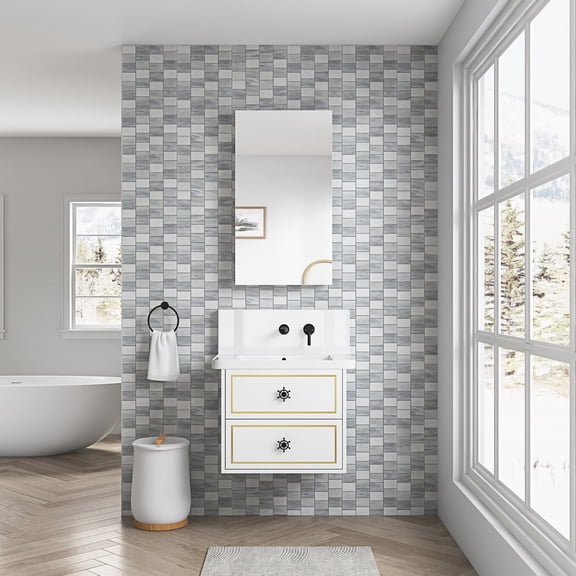 Soft - Closing Feature & High - Quality Mirror - Clear Reflection and Ample Bathroom Space