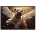 thumbnail image 1 of Soft Coated Wheaten Terrier Gift - Cat or Dog Pet Loss Gift for a Grieving Friend - Pet Remembrance Gift and Sympathy Photo Keepsake, wall paper, kitchen wall décor, 1 of 4