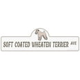 thumbnail image 1 of Soft Coated Wheaten Terrier Street Sign | Indoor/Outdoor | Dog Lover Funny Home Décor for Garages, Living Rooms, Bedroom, Offices | SignMission personalized gift | 24" Wide, 1 of 5