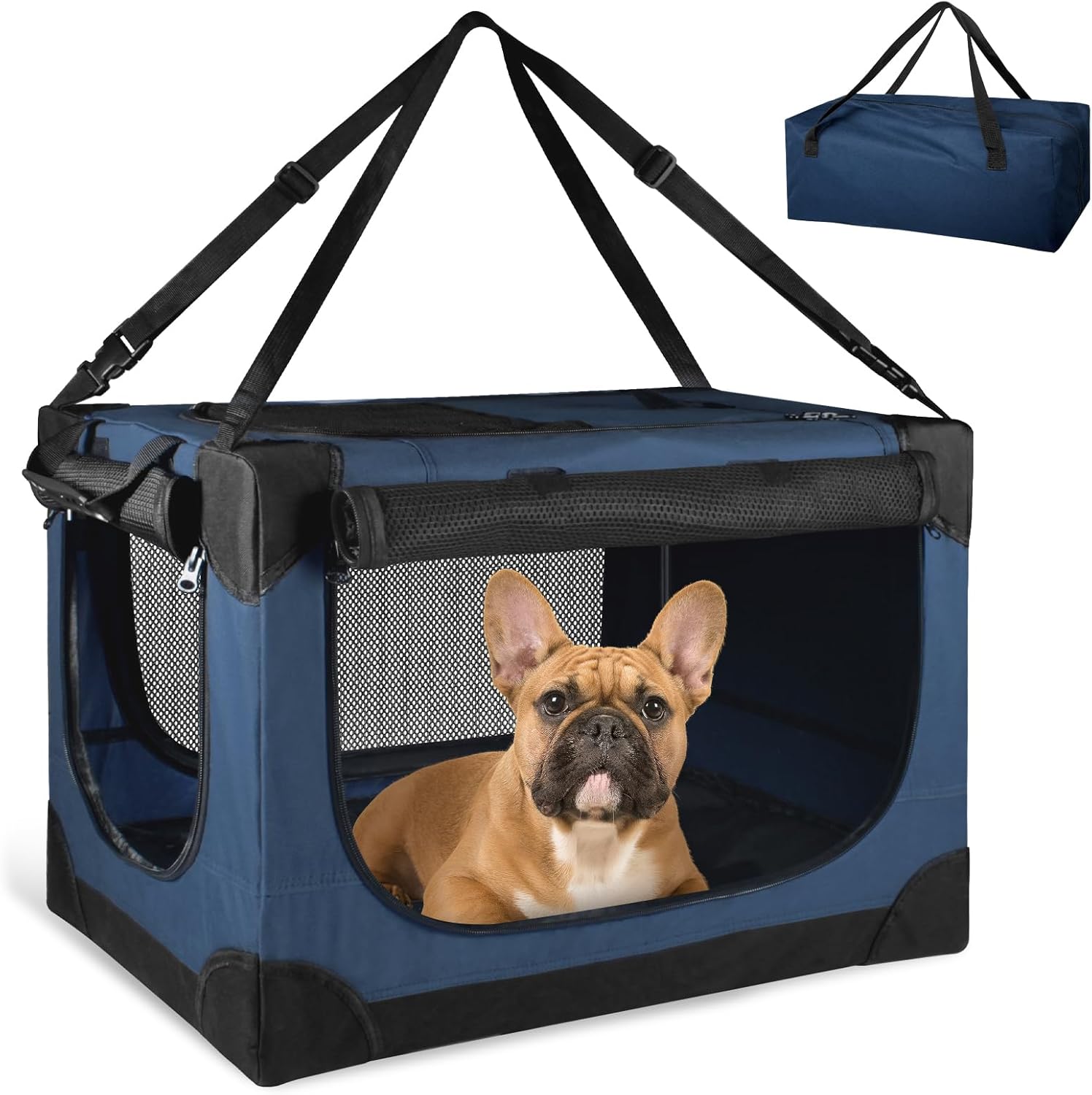 Soft Collapsible Dog Crate - 24 inch Portable Travel Puppy Crate for ... - Soft Collapsible Dog Crate For Home Safety