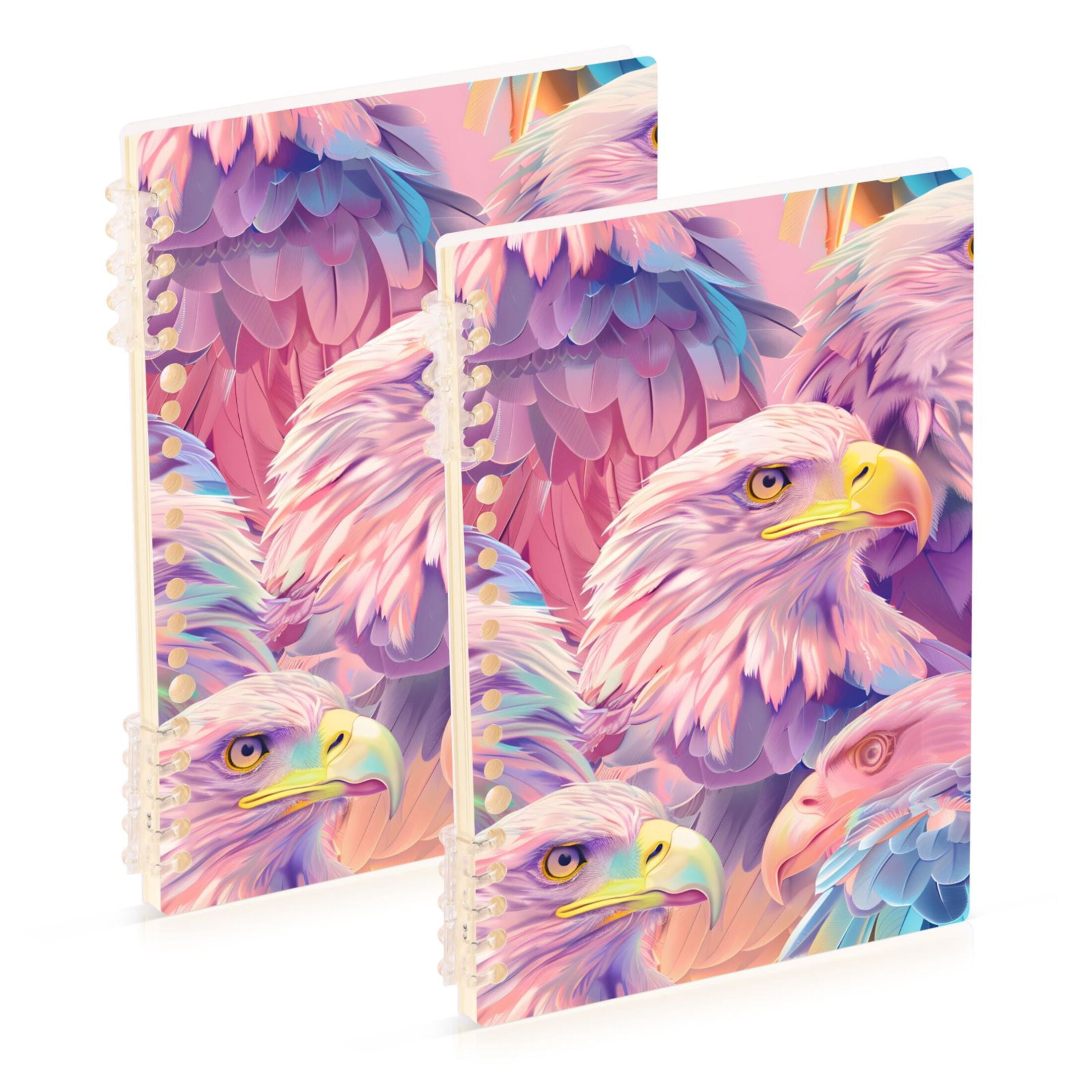 Soft Color Eagle Head Notebooks 2 Pcs 1-subject Journal 60 Sheets A5 ...