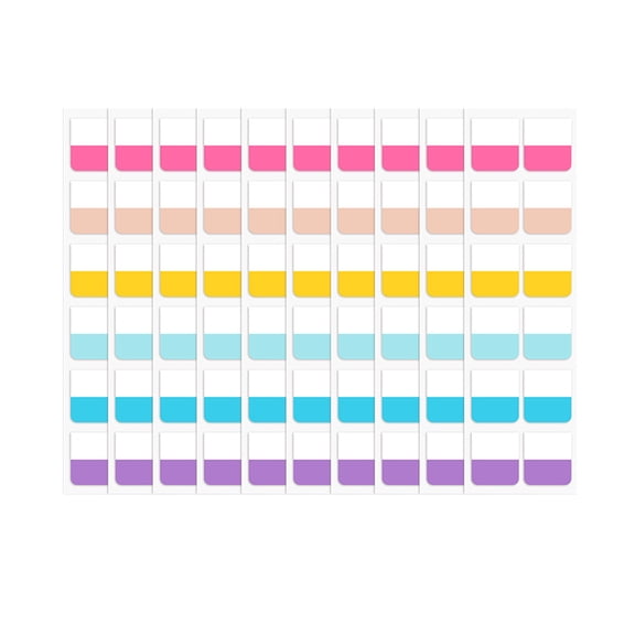 Soft Color Index Tabs, Aesthetic Page Markers for Books & Notes, Assorted Morandi Adhesive Flags,120-Pack