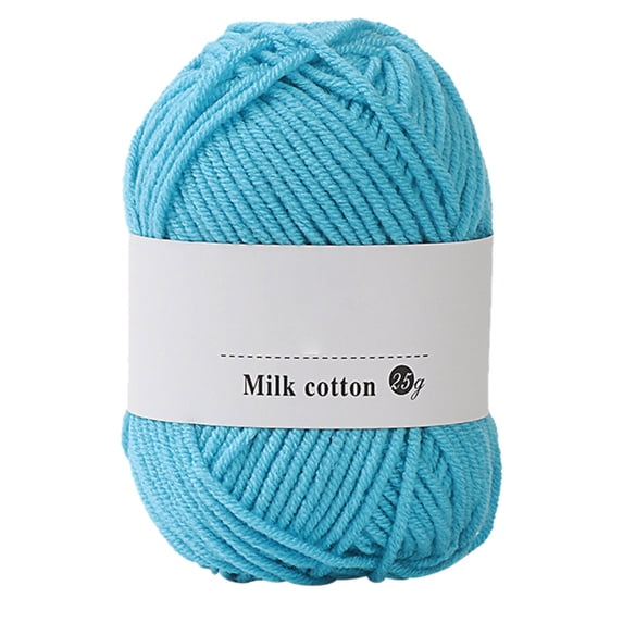 Soft Colorful Baby Cotton Yarn 25g Skeins for Knitting and Crochet – Lightweight, Durable, Warm Wool for Sweaters, Hats, Scarves, and DIY Crafts