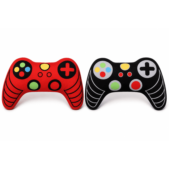 Soft Colorful Gaming Controller Plush Toy 2-Pack