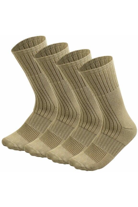 Soft Comfortable 4 Pairs US Army Military Boot Socks Combat Trekking Hiking Out Door Activities