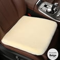 thumbnail image 1 of Soft and Comfortable Artificial Plush seat CushionCar Seat Cushion - Breathable Non-Slip Orthopedic Driver Seat Pad with Anti-Fatigue Design, Universal Fit for Sedan/SUV/Truck (Beige, 1-Pack), 1 of 3