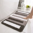 thumbnail image 1 of Soft Comfortable Bathroom Rug Bath Mat Modern Anti Slip Microfiber Fluffy Waterproof Bath Mat Polyester Carpet,A,Plush, 1 of 9