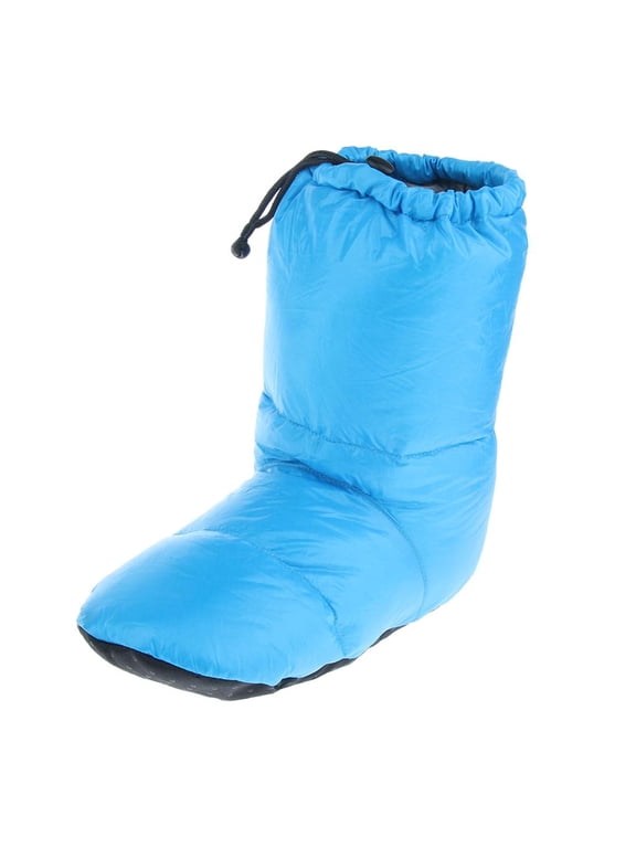Soft Comfortable Goose Down Tent Slippers Camping Booties Outdoors Indoors -