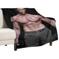 thumbnail image 1 of Soft and Comfortable Hugh Warm The Wool Jackman Blanket Fan Gift Suitable for Room Sofa Bed Car Lets Trip Camping Sofa Decoration Merch Fresh Love Stuff Blanket 30x40, 1 of 6